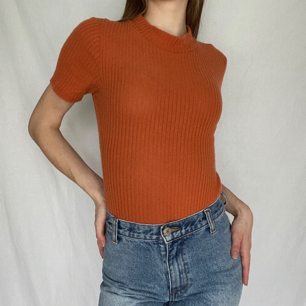 Super Comfy Bright Orange Bodysuit 🍊